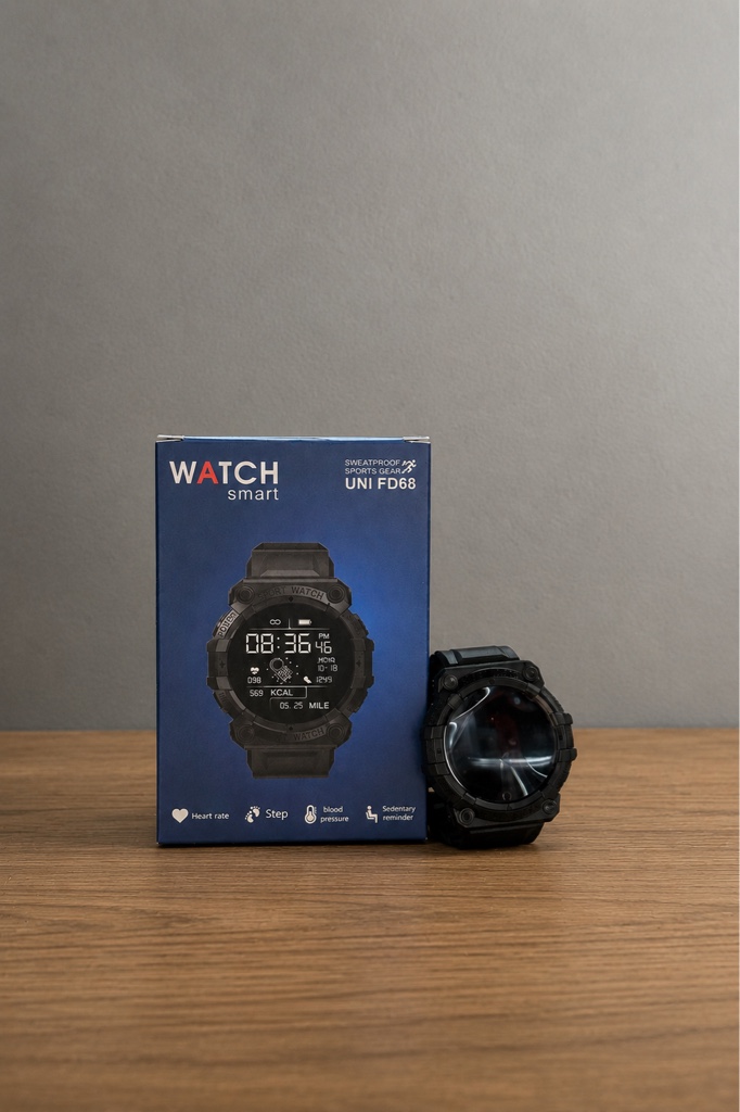 Smartwatch FD68 - Negro