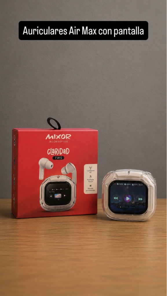Auriculares Air Max con Pantalla (Edicion Limitada VIP)