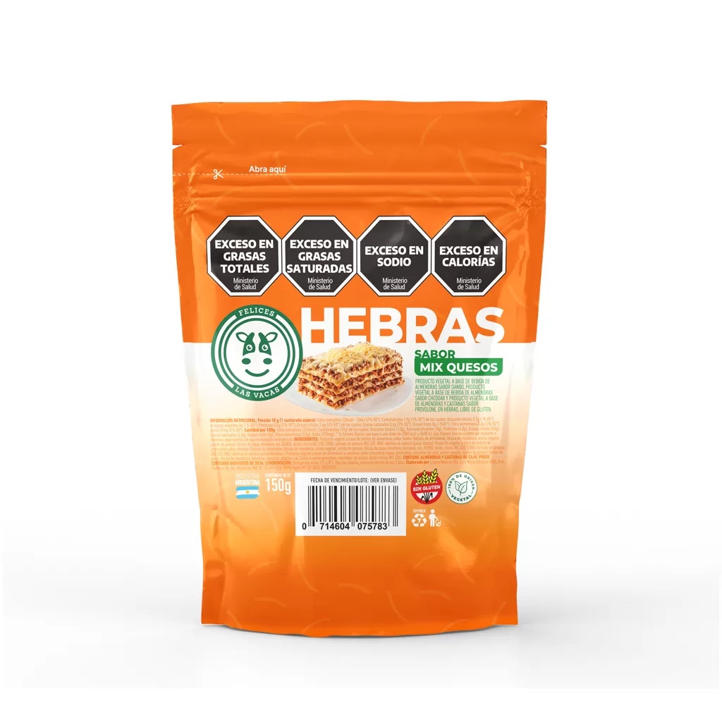 HEBRAS SABOR MIX DE QUESOS FELICES LAS VACAS
