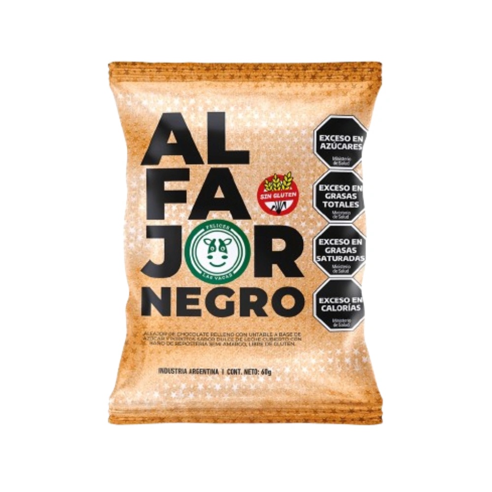 ALFAJOR NEGRO FELICES LAS VACAS