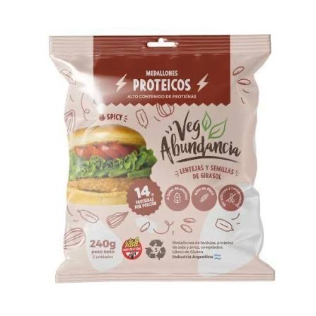MEDALLON PROTEICO VEGABUNDANCIA