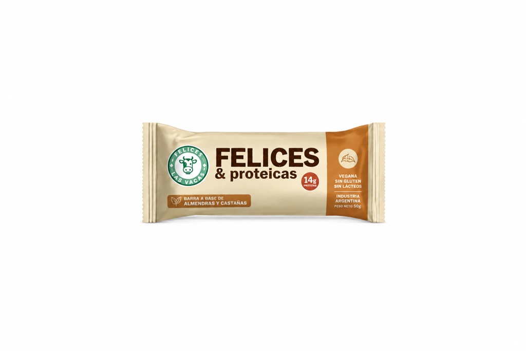 BARRITAS PROTEICAS DE CASTAÑAS DE CAJÙ FELICES LAS VACAS