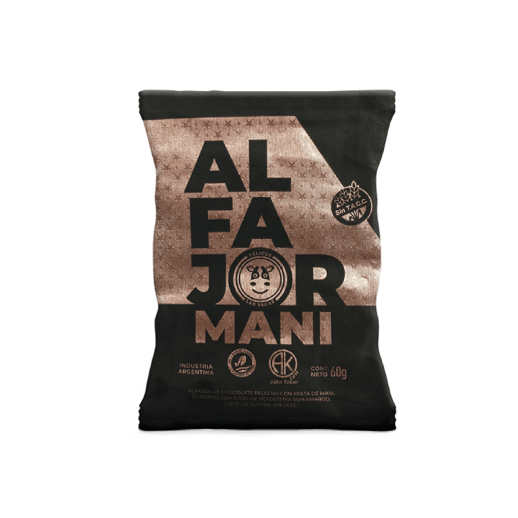 ALFAJOR MANI FELICES LAS VACAS