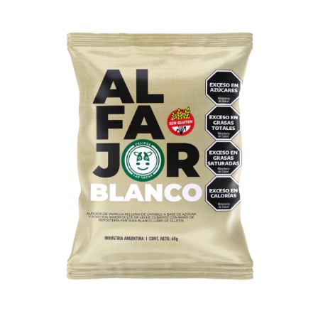 ALFAJOR BLANCO FELICES LAS VACAS