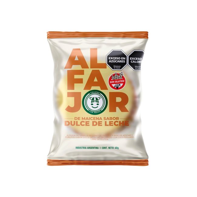 ALFAJOR DE MAICENA FELICES LAS VACAS
