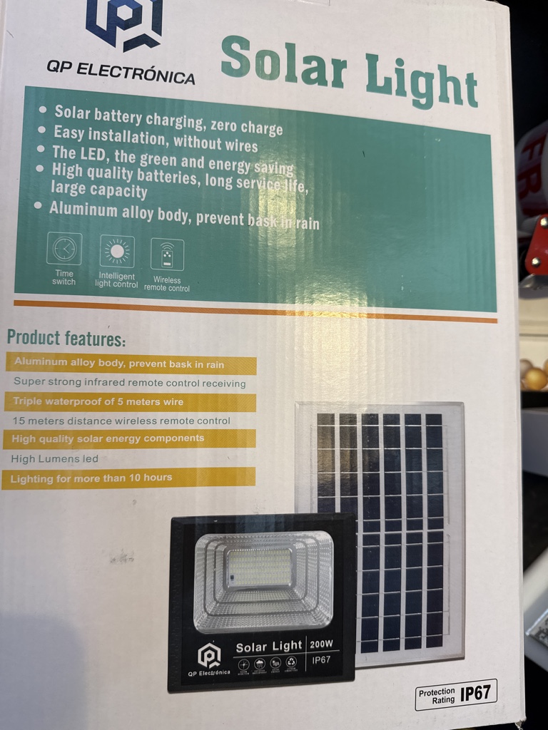 Reflector solar 200w new