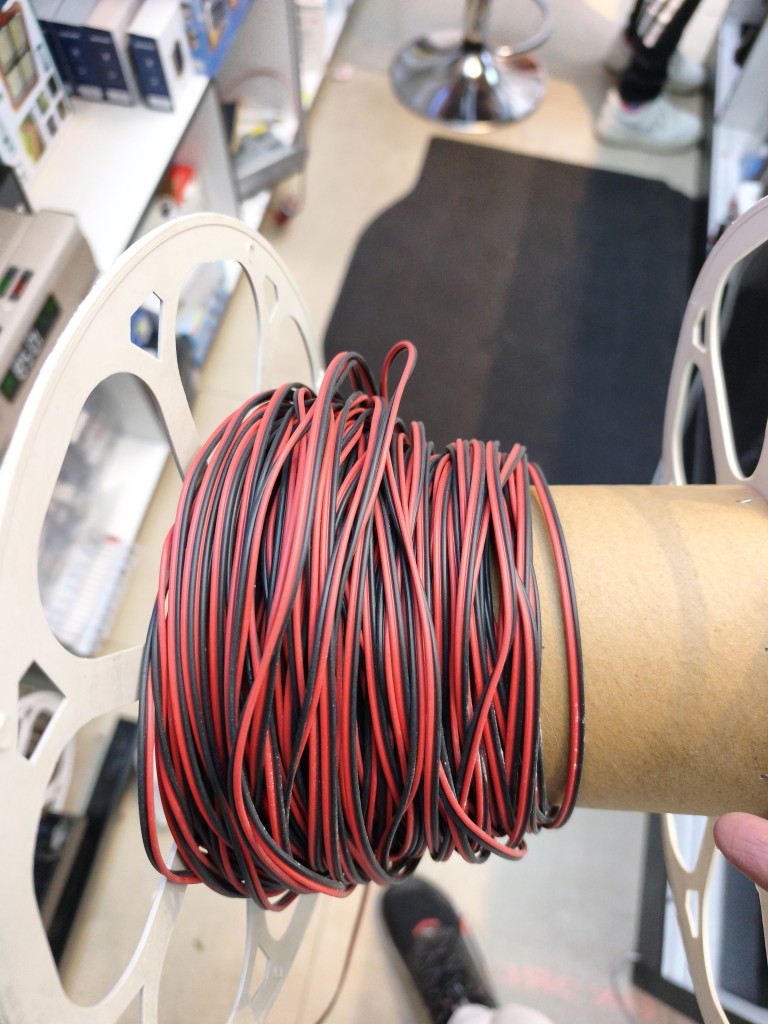 Cable rojo,negro