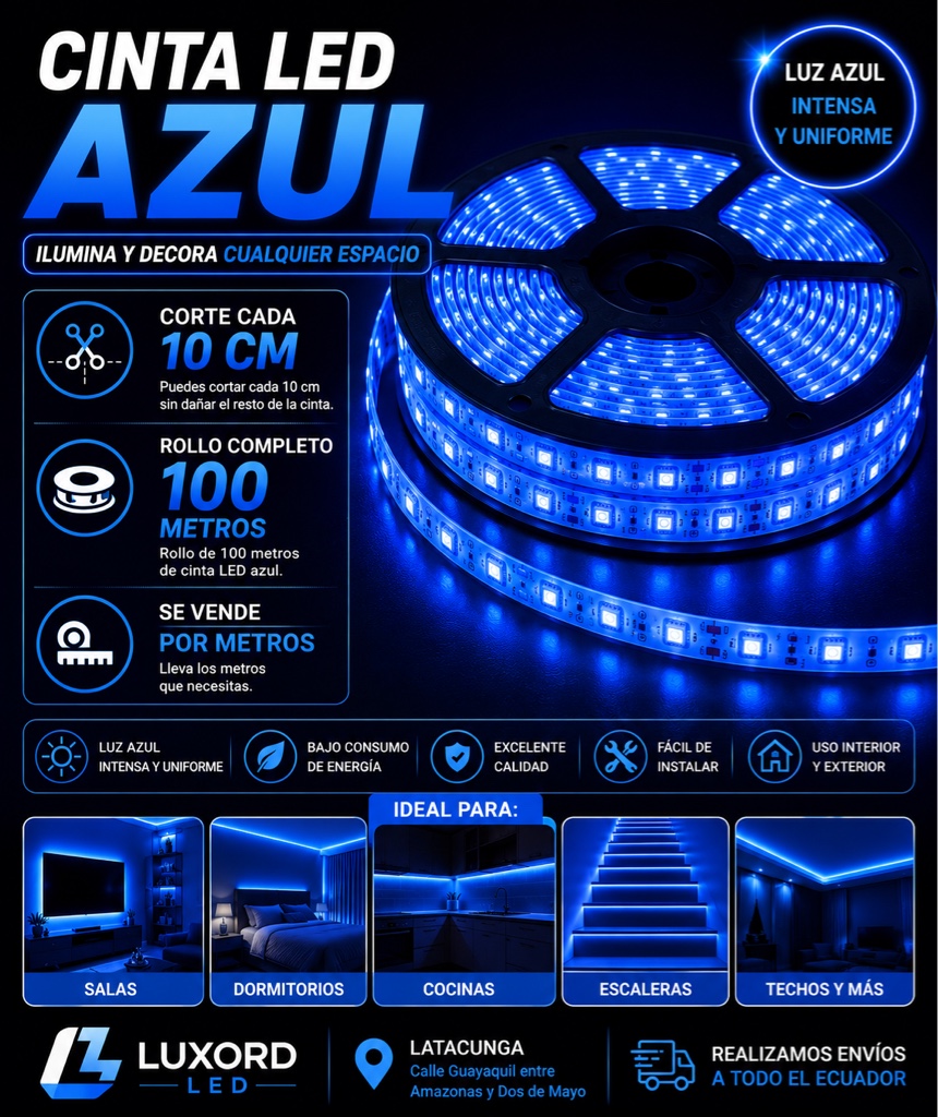 Cinta azul 110 metros