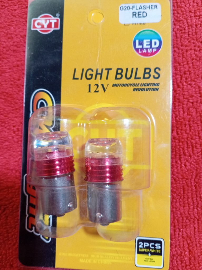 Foco led 1 contacto rojo pide vías(49)2205