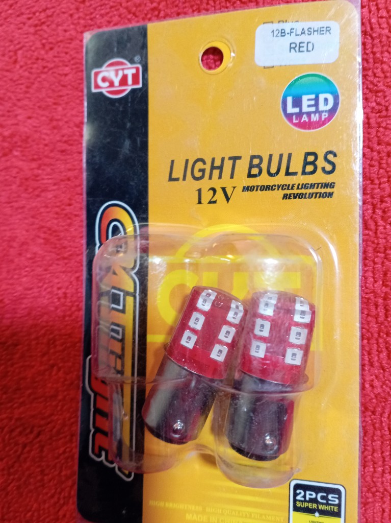 Foco led 2 contactos rojo pide vías(49)2206