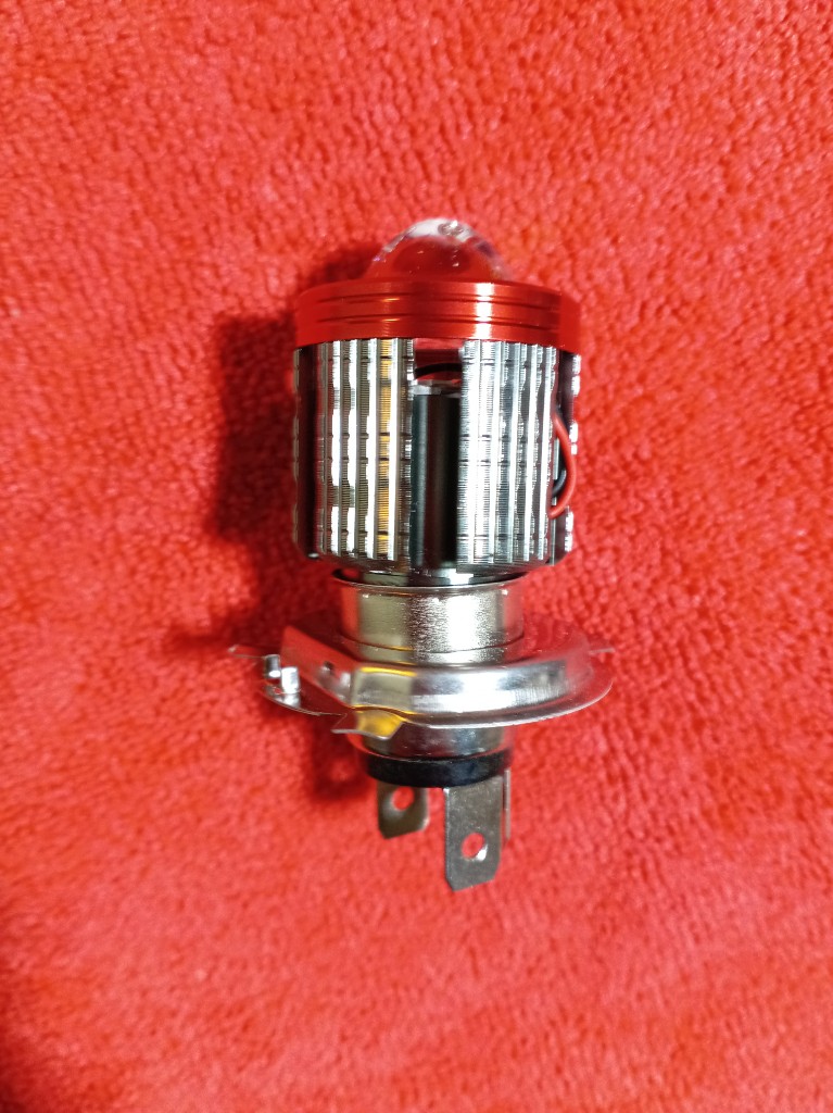 Foco led h4 lupa amarillo/blanco(47)