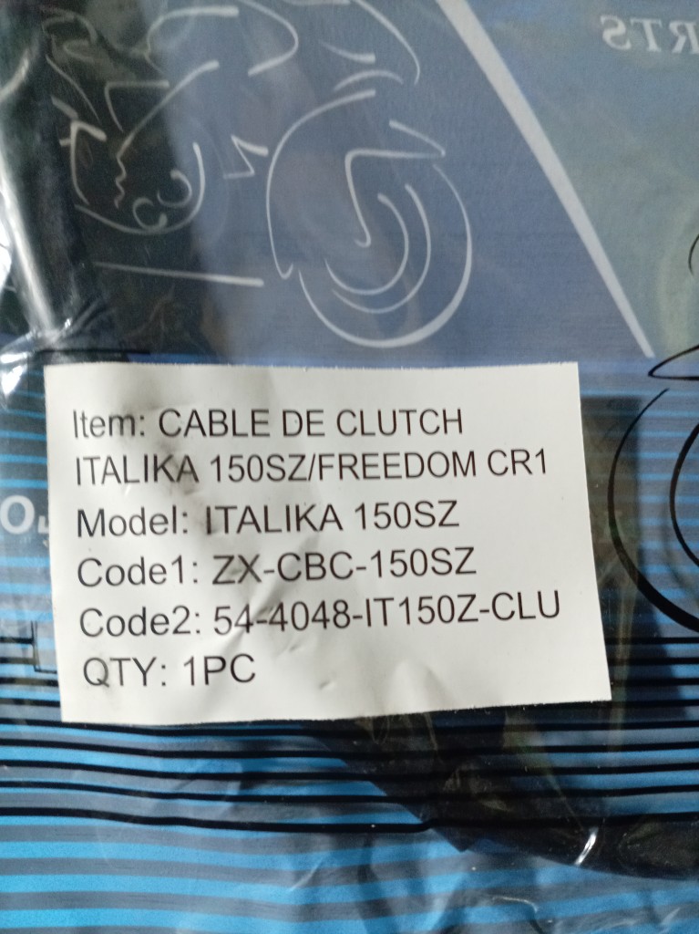 Cable de clutch 150z genérico 2929