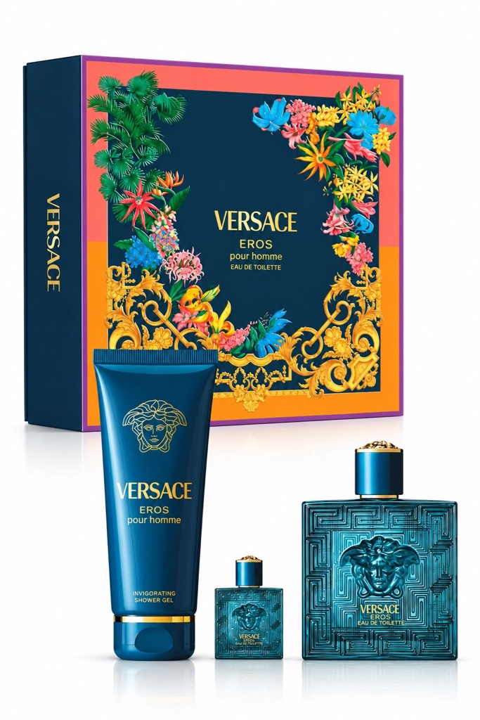 SET VERSACE EROS 3pieza +mini