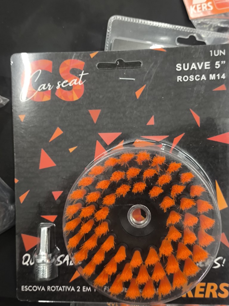 ESCOVA ROTATIVA 2 EM 1 SUAVE ROSCA M14 - KERS