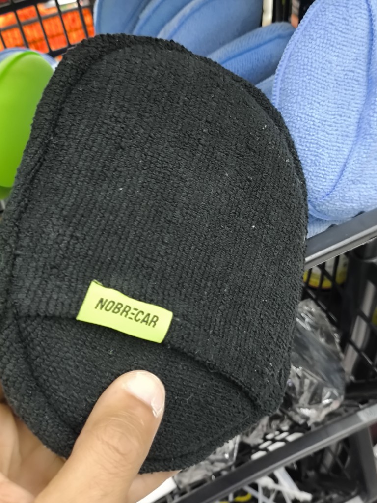 Nobre Car luva microfibra preta