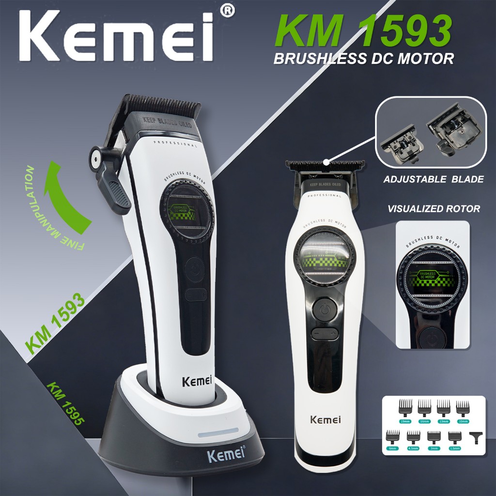 Kemei KM-1593  blanco