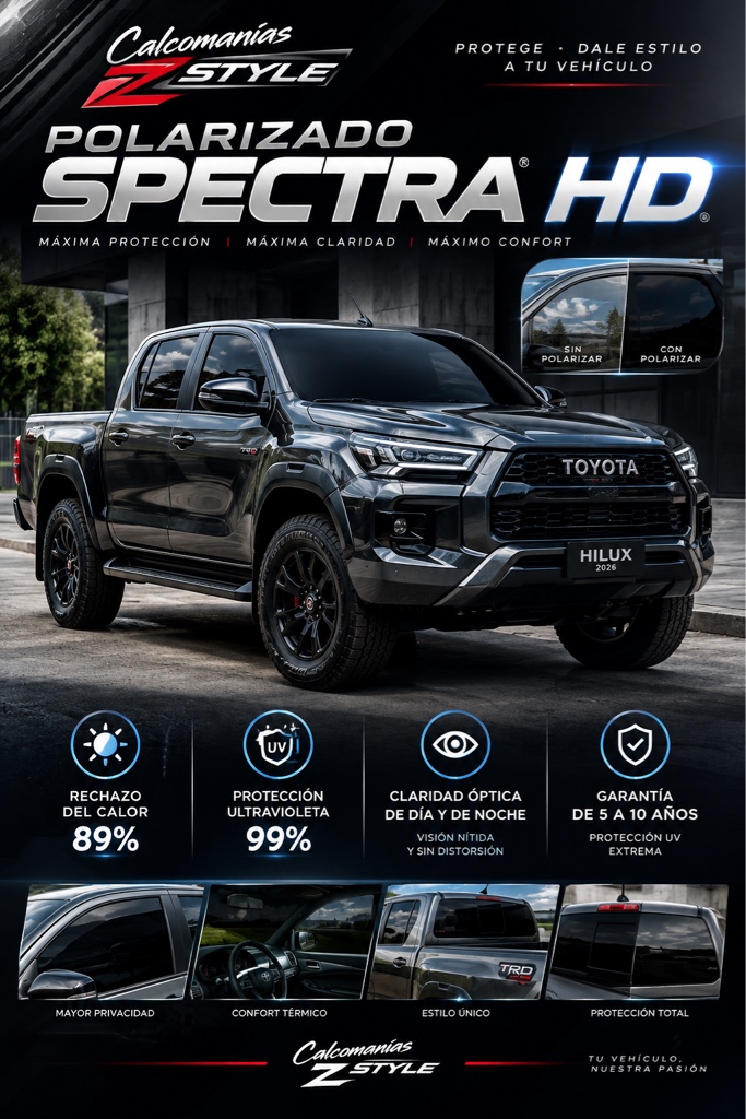 POLARIZADO SPECTRA HD AMERICANO 🇺🇸