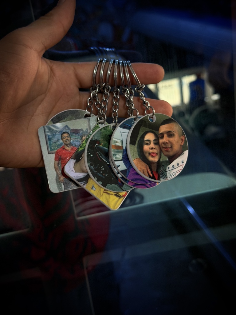 Llaveros personalizados con foto