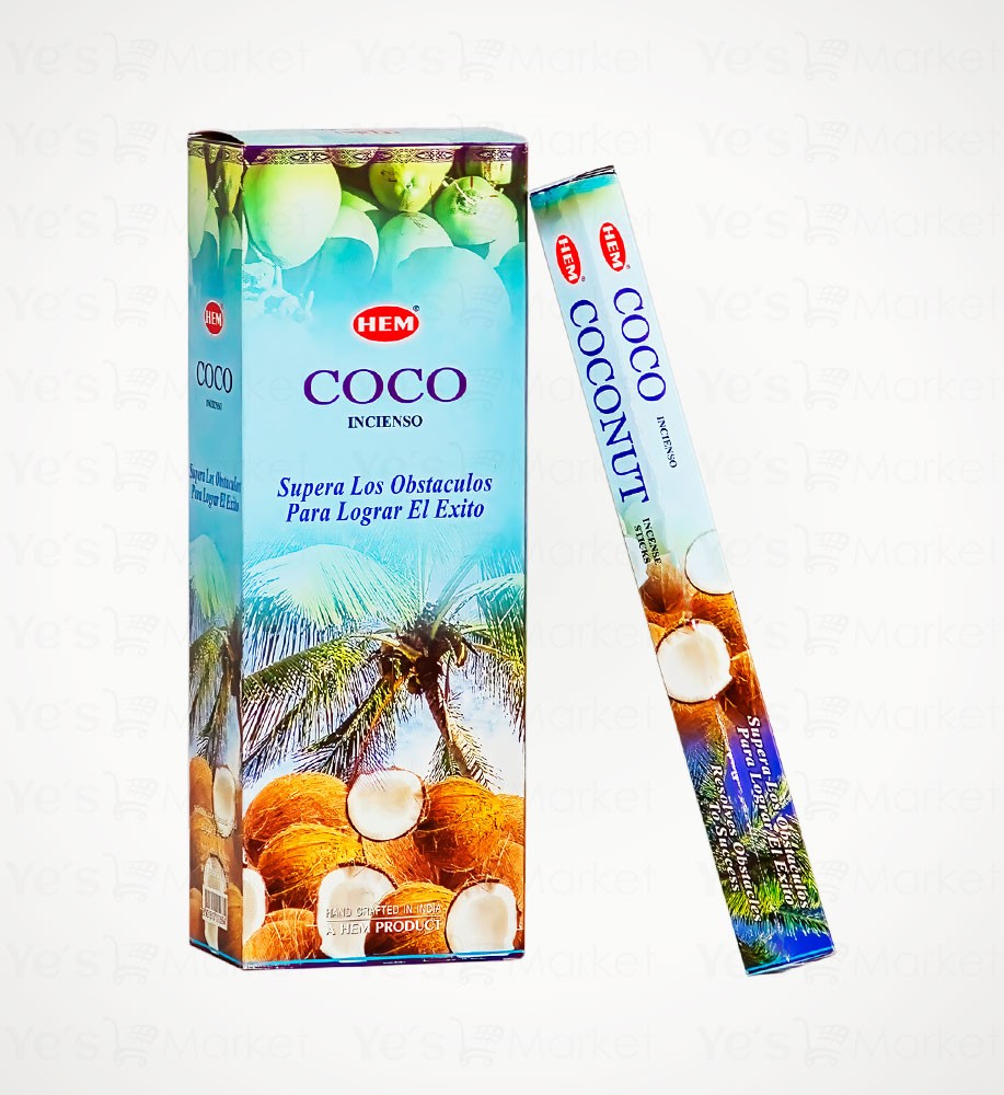 Incienso Coco Coconut 20 Varitas HEM
