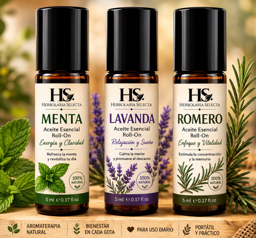 Roll-on Esencias 5ml HS | Lavanda / Menta / Naranja