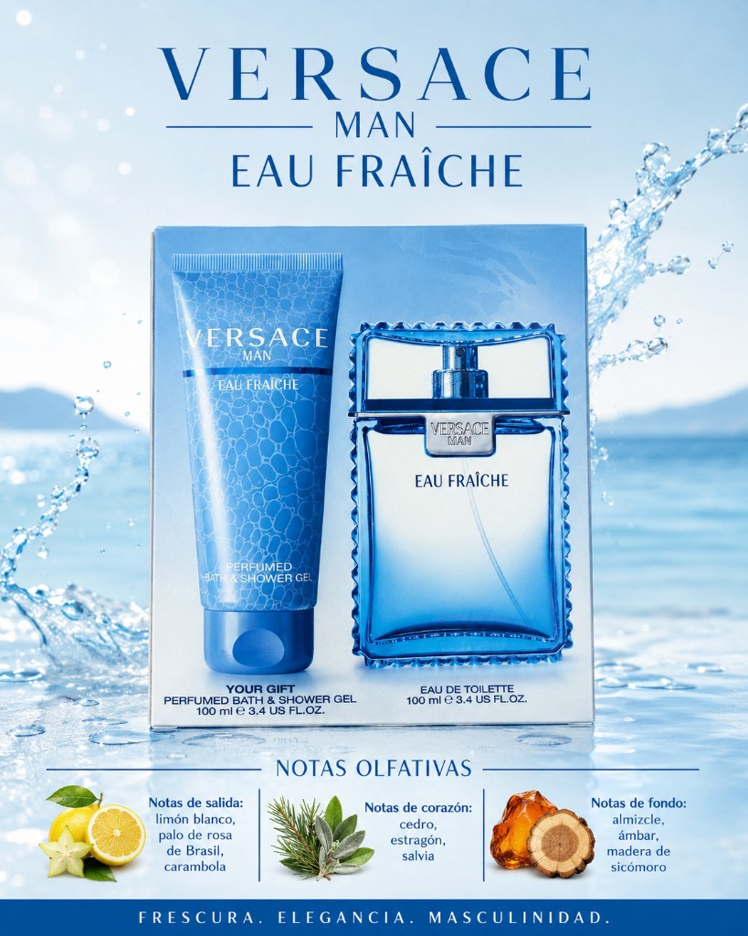 Set Versace Fraiche 2 piezas