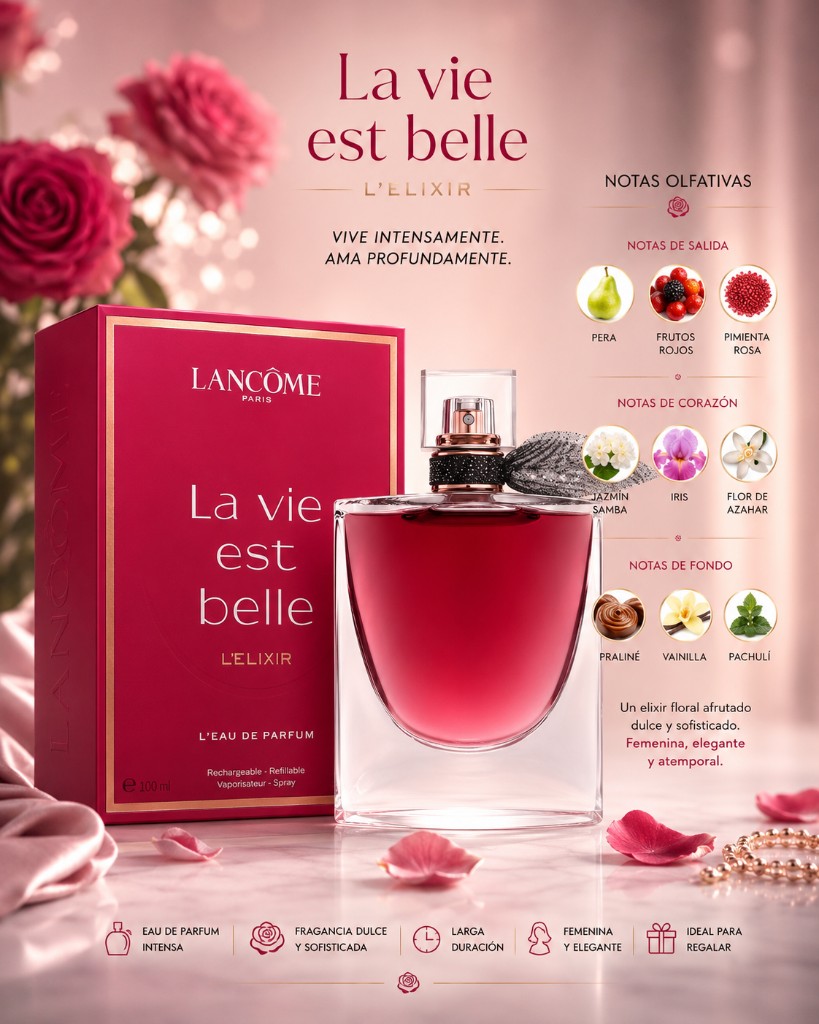 LANCOME LA VIDA ES BELLA ELIXIR 100ML