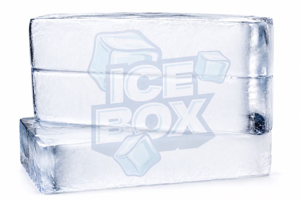 Hielo de 120 kilos