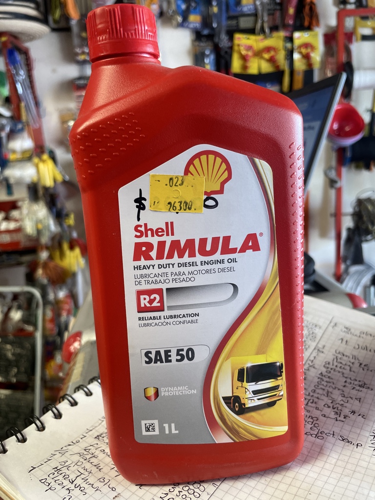Shell Rimula rojo SAE 50