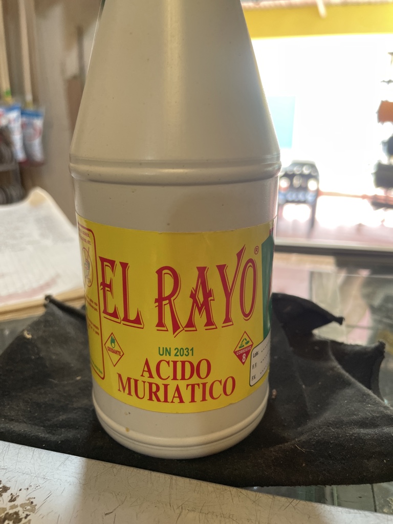 El Rayo ácido muriatico