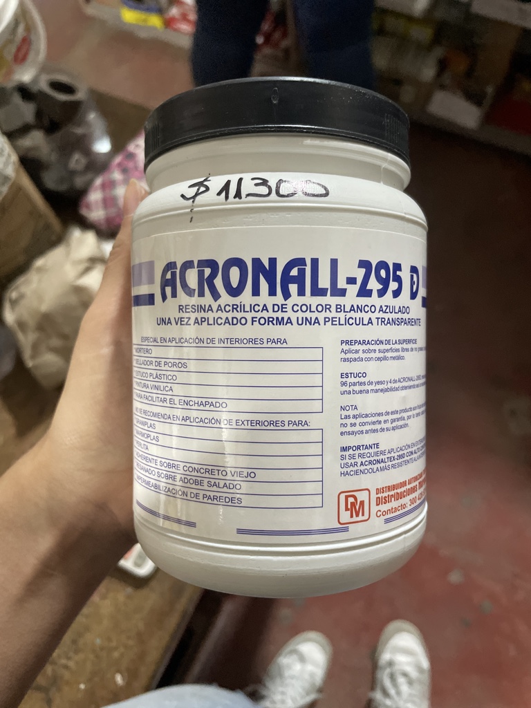 Acronall-295 D blanco azulado
