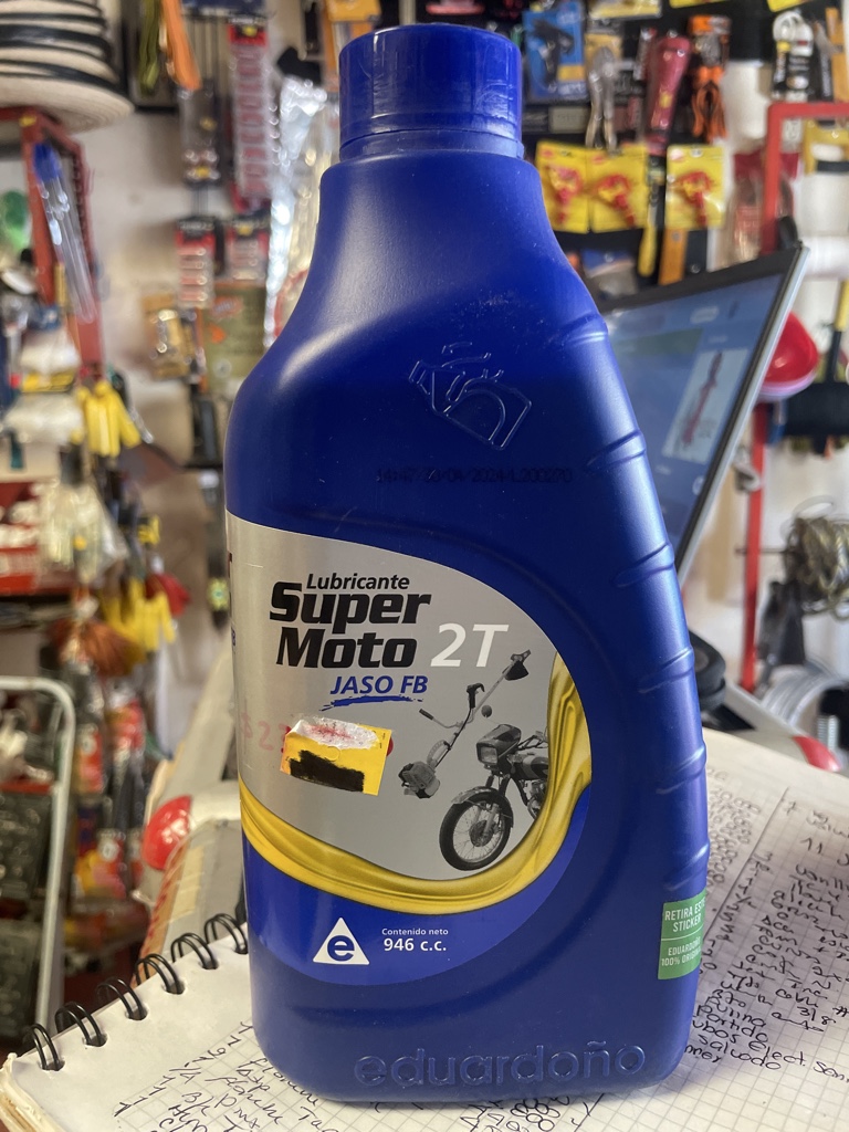 Lubricante Super Moto 2T azul