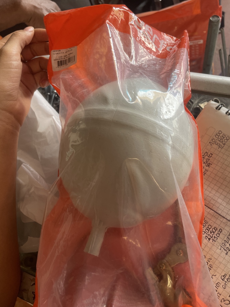 Válvula tanque alto completa Gerfor blanca