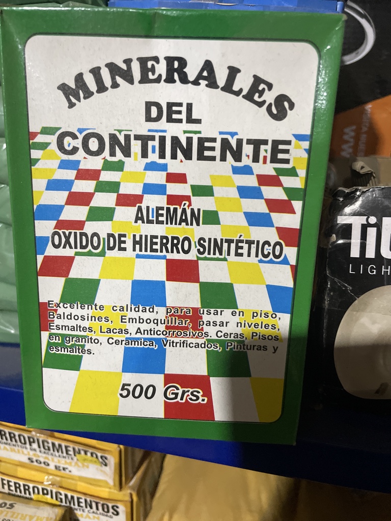 Minerales 500 g todos los colores