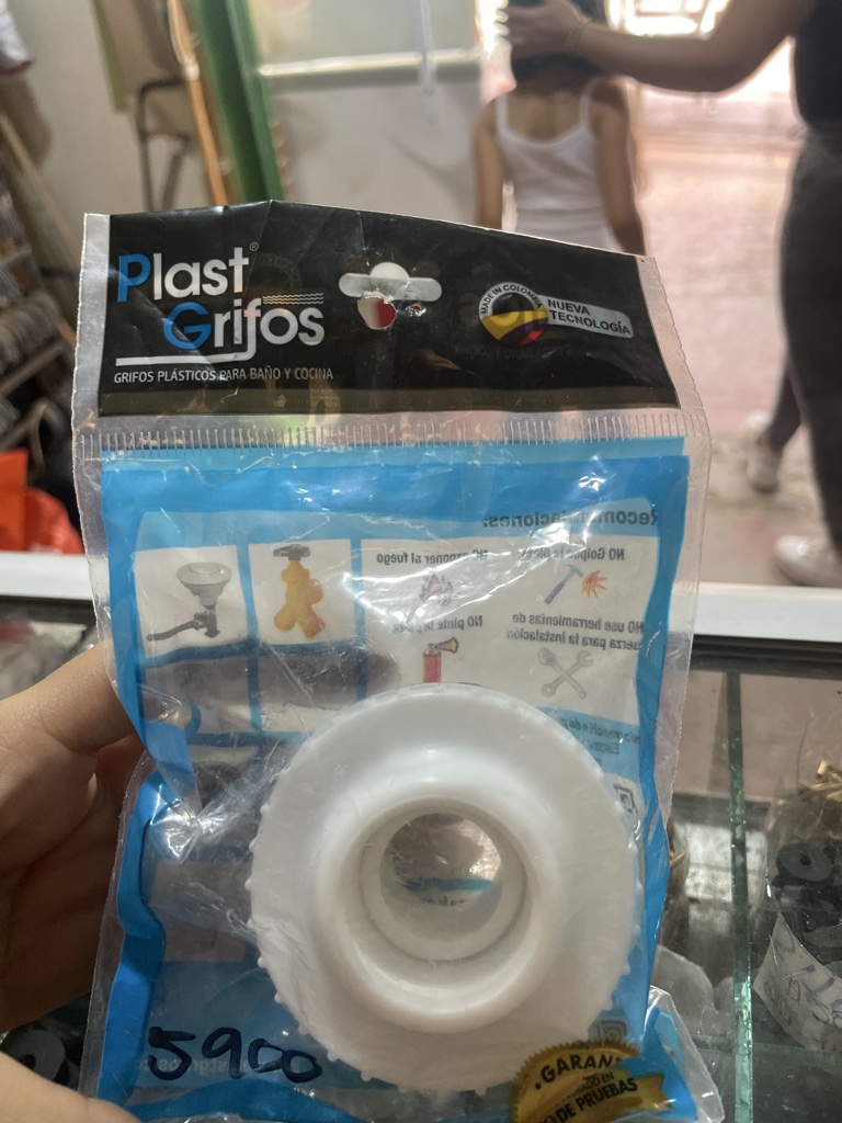 Flanche acople para tanque plastico