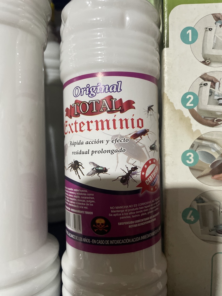 Total Exterminio insecticida pequeño