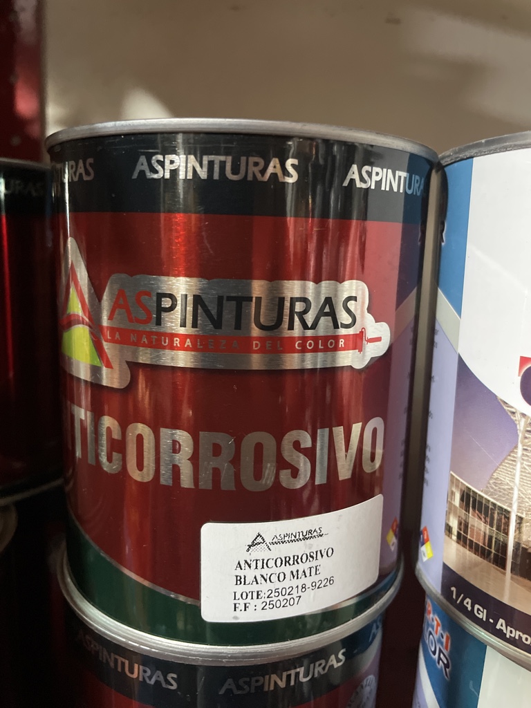 Aspinturas Anticorrosivo Blanco Mate