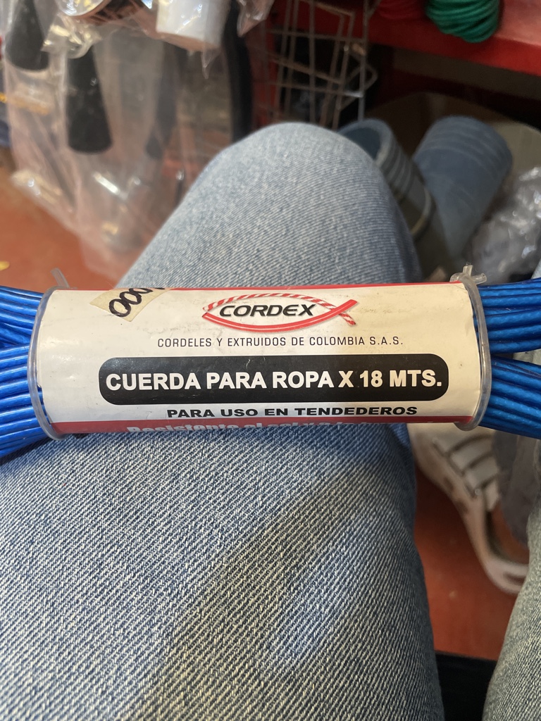Cordex cuerda para ropa 18 mts