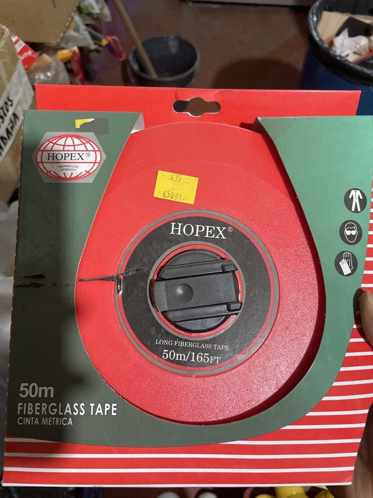 HOPEX cinta métrica roja 50m