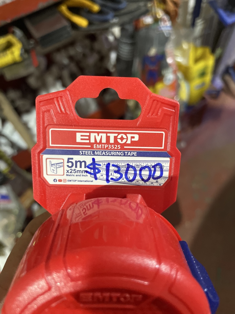 Metro EMTOP cinta métrica 5m