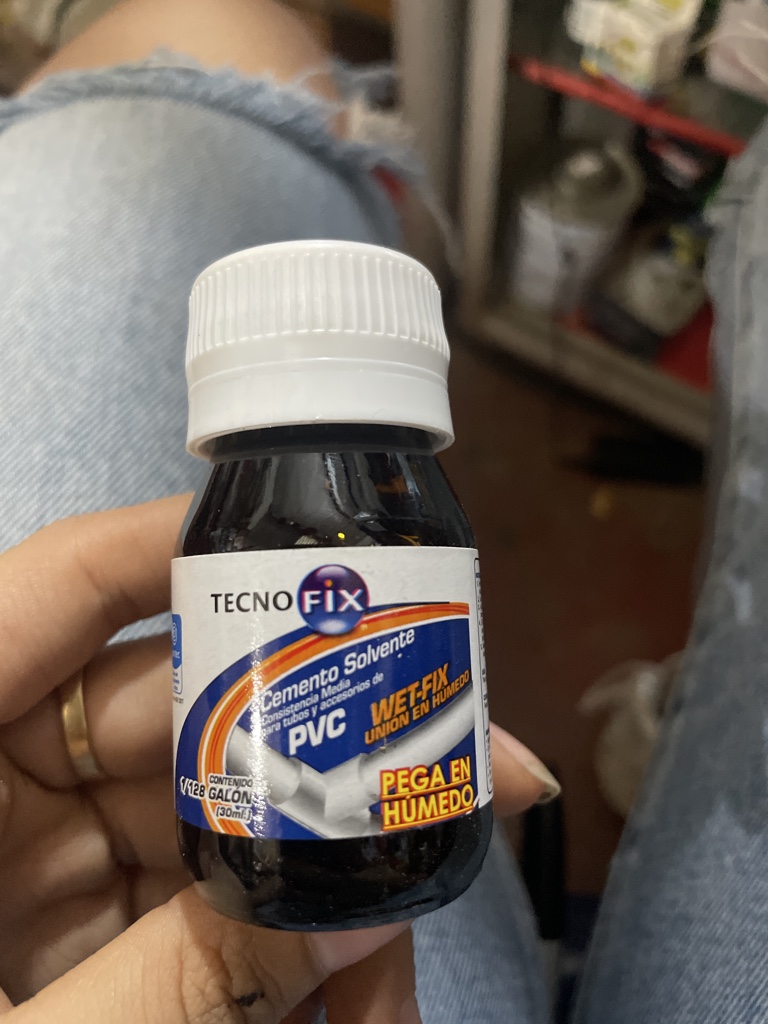 Tecno Fix cemento solvente PVC 1/128