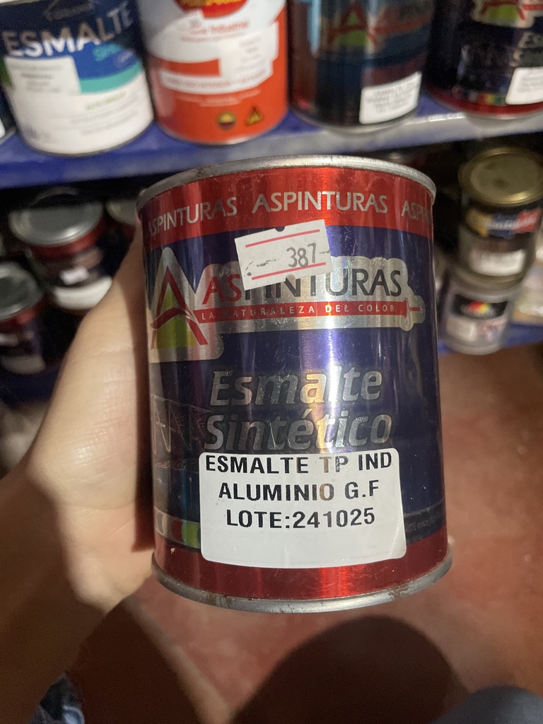Aspinturas esmalte sintético aluminio 1/8