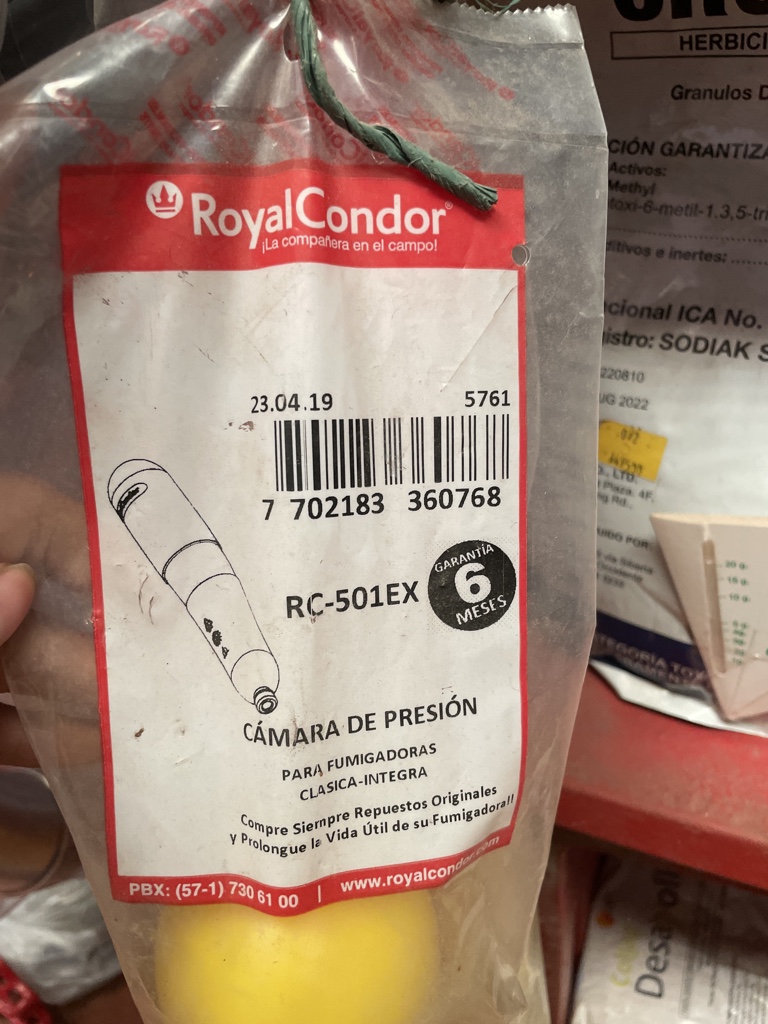 Royal Condor cámara de presión negra