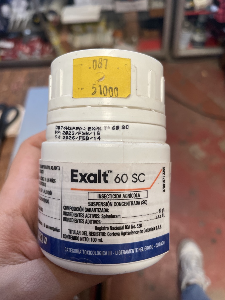 Exalt 60 SC insecticida