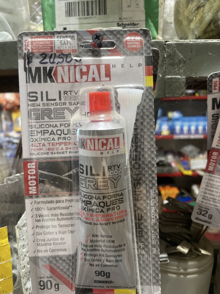 MKNICAL silicona gris 90g