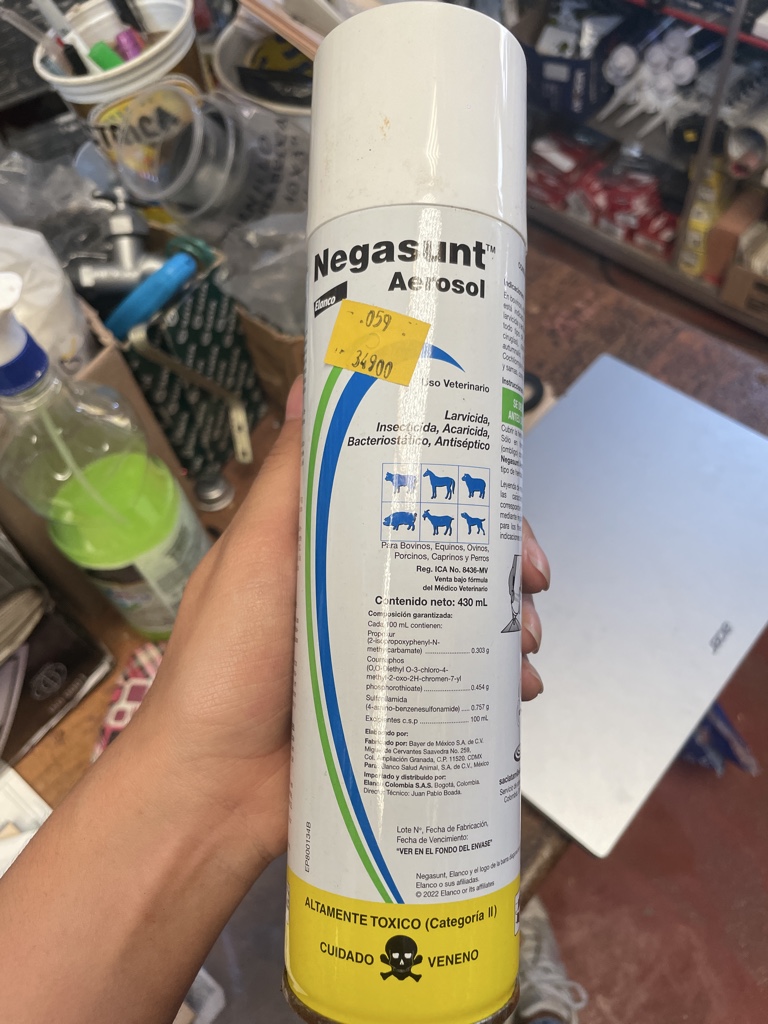 Negasunt aerosol blanco