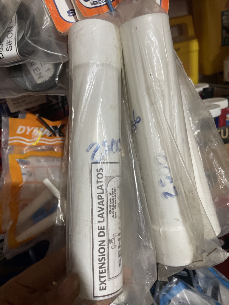 Extensión lavaplatos blanca