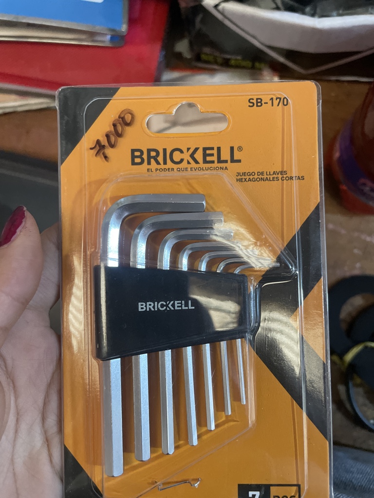 BRICKELL llaves hexagonales cortas