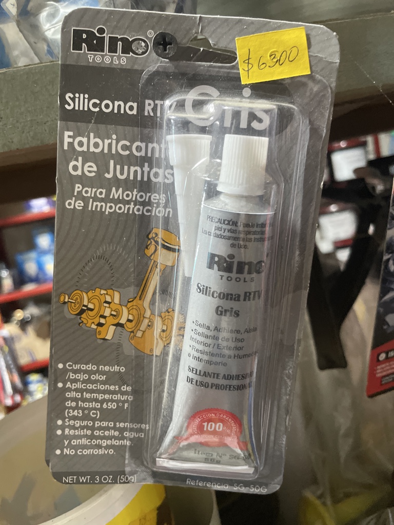 Rino Tools silicona gris 50gr