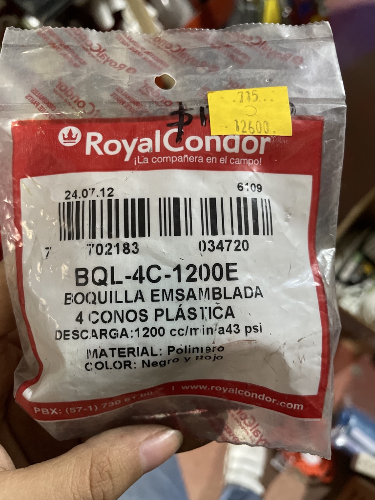 Royal Condor boquilla 4 conos