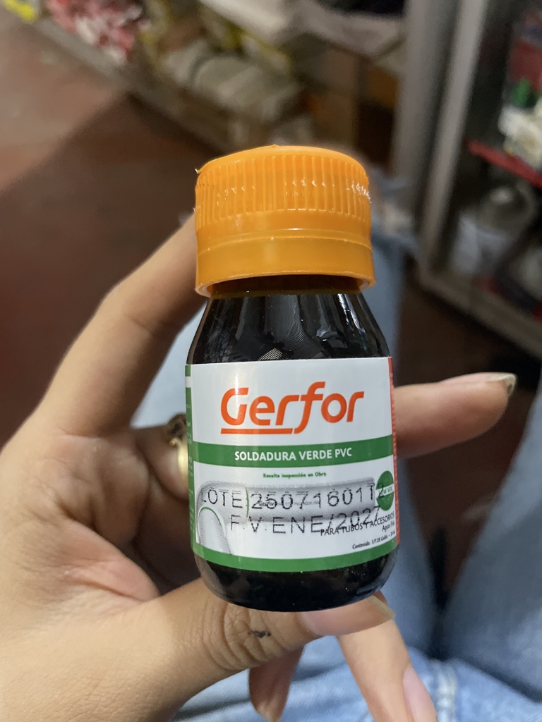 Gerfor soldadura verde PVC 1/128